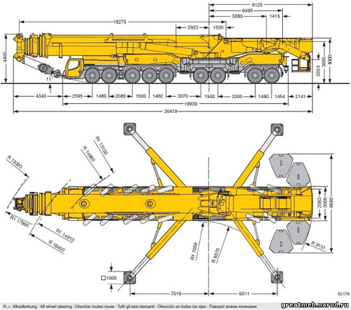 Автокран Liebherr LTM 11200-9.1